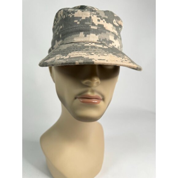 Vintage Military Digital Camo Combat Cap X-Small 6 3/4 Cotton & Polyester Unisex - Picture 8 of 16